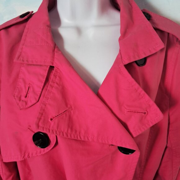 Gap women's hot pink pea coat, size M - Picture 8 of 8